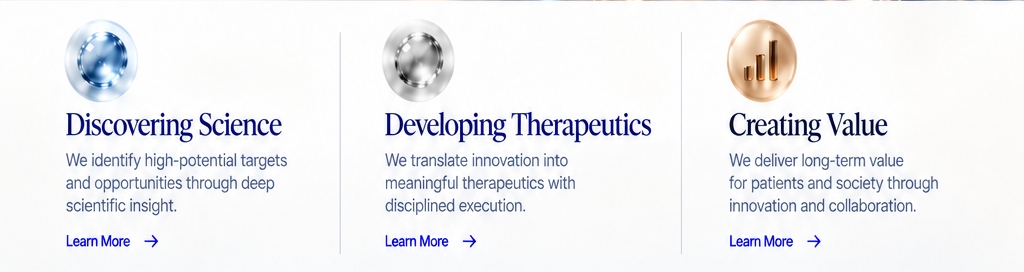 Discovering Science, Developing Therapeutics, Creating Value